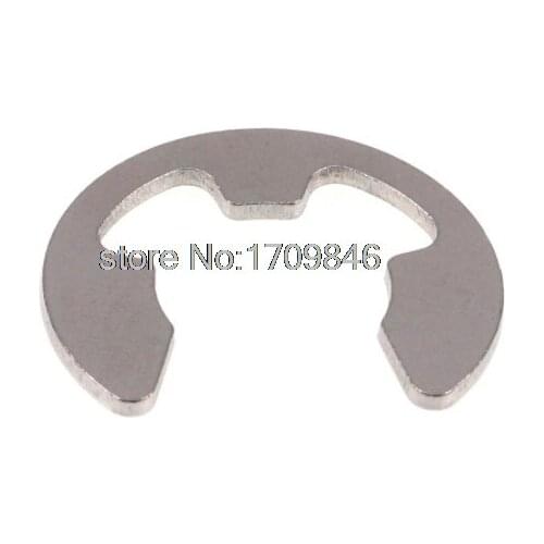 100Pcs 2mm Stainless Steel E-Clip / Snap Ring / Circlip
