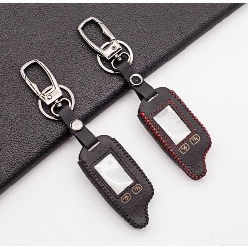 2-way TZ 9030 LCD Remote Control Key Case for Russian Two way Car Alarm Keychain Tomahawk TZ-9030 TZ9020 TZ7010 H1 H2