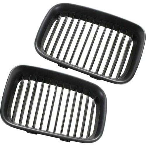 2Pcs 51138122237 Car Front Kidney Sport Hood Grille Grill Fit for BMW E36 3 Series 318i 328i 320i 325i 51138122238