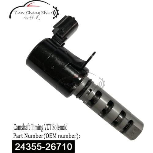 24355-26710 For Hyundai Kia Accent Trio Rio de Janeiro 5 engine variable valve timing (VVT) solenoid valve L4 1.6L