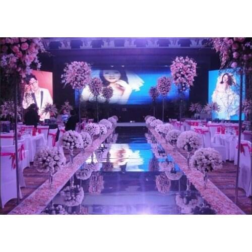 30m Per Roll 1.2 m Wide Luxury Wedding Backdrop Decor Mirror Carpet Gold Silver Double Side Aisle Runner For Party Decoration Su