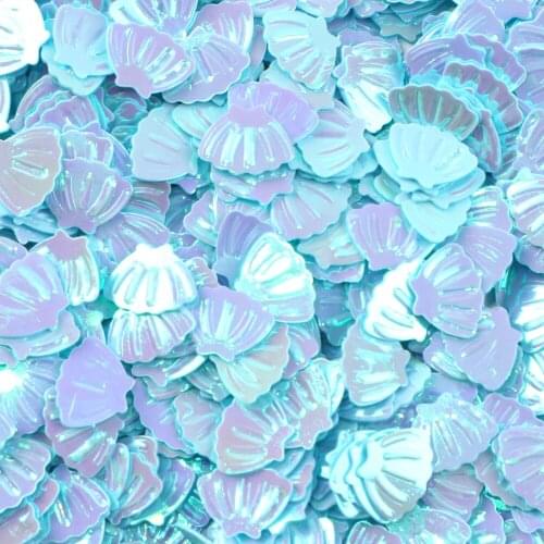 David accessories 10g/pack Colorful Shell Design Sequins Packing Filler Material DIY Hair Shoes Clthing Home Decoration,1Yc8207