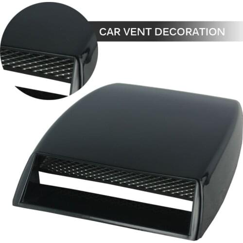 Car Vent Hood Automobiles Car Styling Universal Decorative Air Flow Intake Scoop Turbo Bonnet Vent Cover Hood Convenient