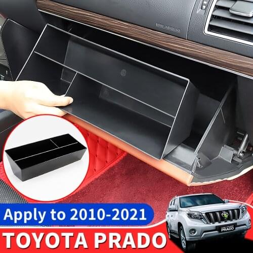 For Toyota Land Cruiser Prado 150 J150 Co-Pilot Position Storage Box Storage Box Interior Modification Layered Space