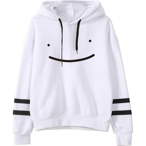 Dream Smp Smile Hoodie 2021 Dreamwastaken Couple Sweatshirt Harajuku Streetwear Hip Hop Pullover Hooded Jacket Plus Size 4XL