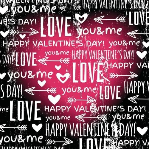 Valentines Day Backdrop Cupids Arrow Love You and Me Sweet Hearts Romantic Wallpaper Photography Background