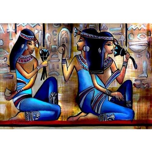 Egyptian Woman 5D Diamond Painting Full Square/Round Mosaic 3D Embroidery Christmas Art Pictures Wall Decor Sticker Gift CV591