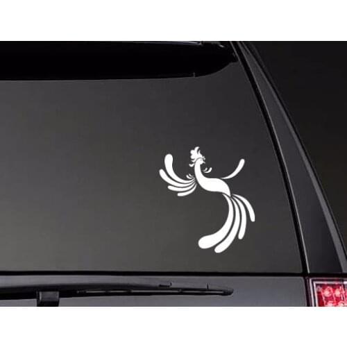 Pretty Rooster Stickers Window Decal Vinyl Art Pattern Art Car Body Waterproof Truck Rear windshield ZP0530