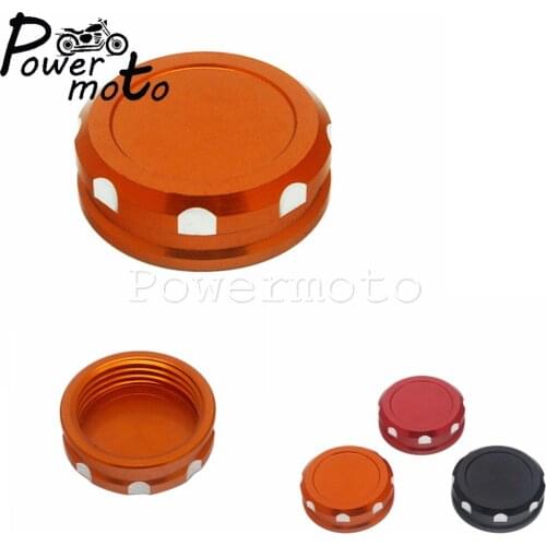 Rear Brake Reservoir Cover Universal For Honda Suzuki Kawasaki Yamaha 690/1090/1190/1290 08-19 Motorcycle CNC Oil Fluid Cap