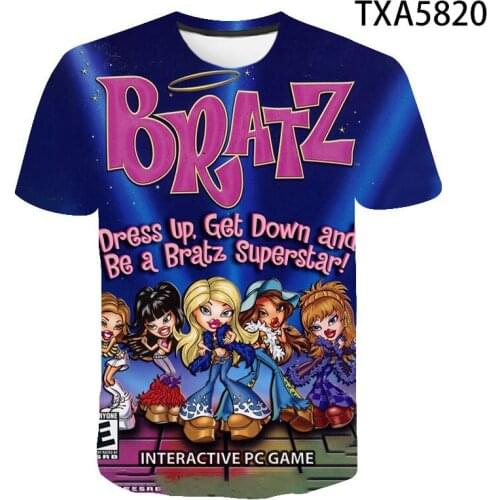 Fashion Bratz Cool 3D Printed T Shirt Summer Breaking Bad Men Women Children Short Sleeve Boy Girl Kids Casual Cool Tops
