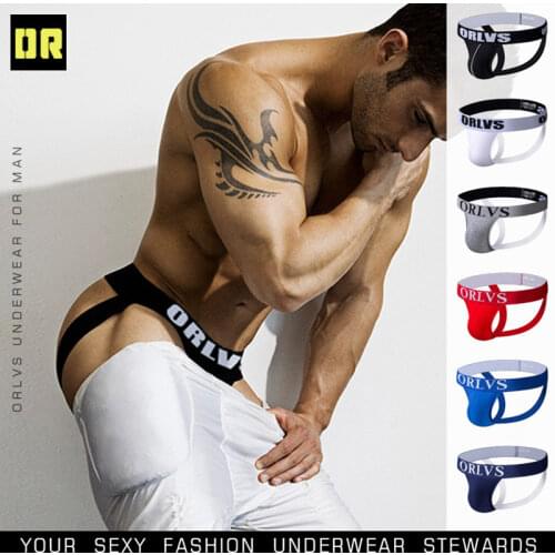 Plus size Men low waist sports underwear cotton thong sexy trend Gay g string erotica sissy panties underwear penis Seamless