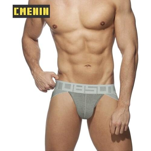 CMENIN Cotton Sexy Gay Underwear Men Thong Men Jockstrap Quick Dry Men Lingerie G String men Penis Pouch Gay Underwear U BS3127