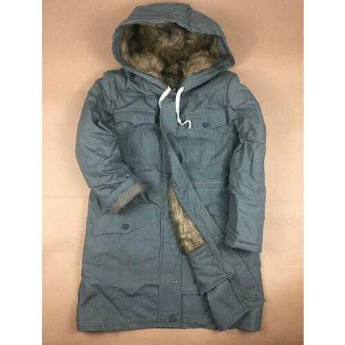 WWII WW2 German ELITE M43 Grey MILITARY UNIFORM Rabbit Fur Winter Parka Great Coat COLLECTION WAR REENACTMENTS