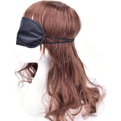 NEW 10pcs Soft Eye Mask Shade Cover Travel Rest Eye Sleeping Mask Satin Blindfold Soft Eye Shade Nap Cover Blindfold Sleeping