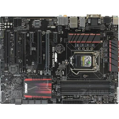 ASUS B85-PRO GAMER original motherboard DDR3 LGA 1150 boards 32GB USB2.0 USB3.0 HDMI VGA DVI used Desktop Motherboard PC