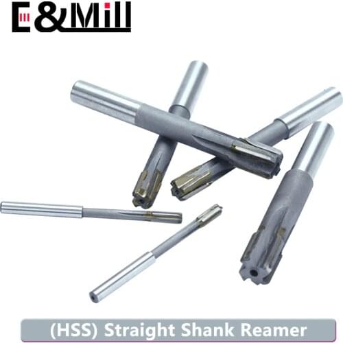 Reamers for high-speed steel inlaid with cemented carbide straight shank and tapered shank tungsten steel reamer 6 13 16 20mm