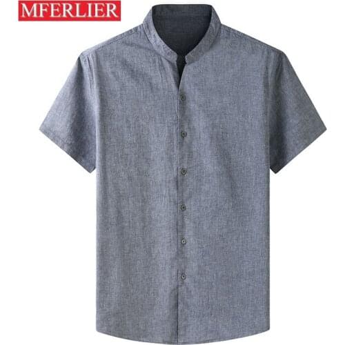 Summer Men Shirt 5XL 6XL 7XL 8XL 9XL Bust 149cm Mens Plus size Shirts