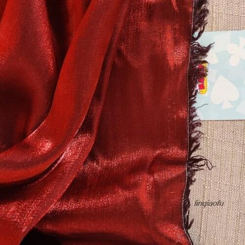 Handmade high-end apparel fabrics Elegant noble cotton fabric High-quality cotton cloth glitter cloth