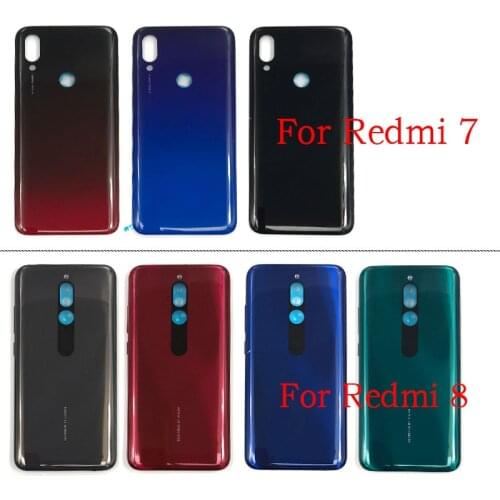 Back Battery Door Rear Housing Cover Case For Xiaomi Redmi 7 8 9C With Power Volume Button Side Key