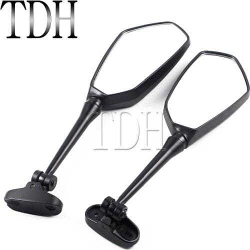 2Pcs Pair Motorbike Rear View Mirrors Side Mirror Rearview Mirrors Universal for Yamaha Suzuki Honda Racing Bike Back Mirror