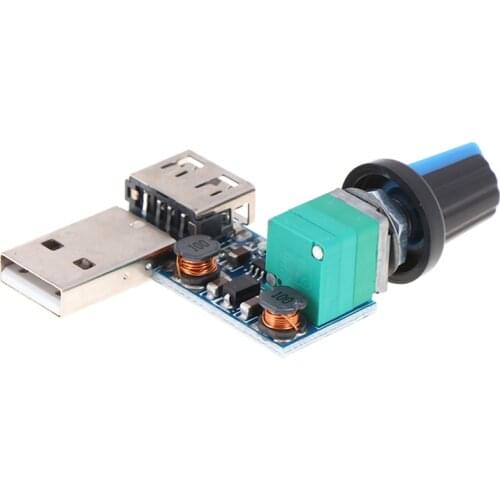 1Pc 5V To 12V USB Fan Speed Controller Switch Fan Speed Regulator Module