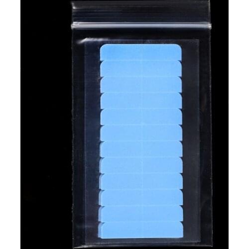 10*12pcs/bag Blue Lace Front Support Tape Double-sided Wig Tape For Tape Hair Extension/Lace Wig