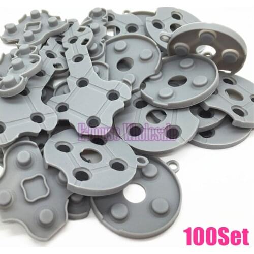 100 set for Microsoft Xbox 360 Wireless Wired Controller Conductive Rubber Pads for Xbox360 Button Rubber Repair