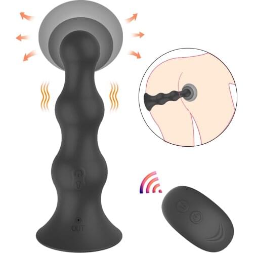 Anal Plug Inflatable Remote Control Anal Expansion Butt Plug Male Prostate Massager Sex Toys For Men Women Dildo Vibrator