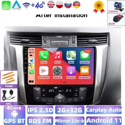 1024*600 HD Android 2Din Car Radio Multimedia For Nissan NAVARA Frontier NP 300 2011-2016 Car Player Navigation GPS Radio