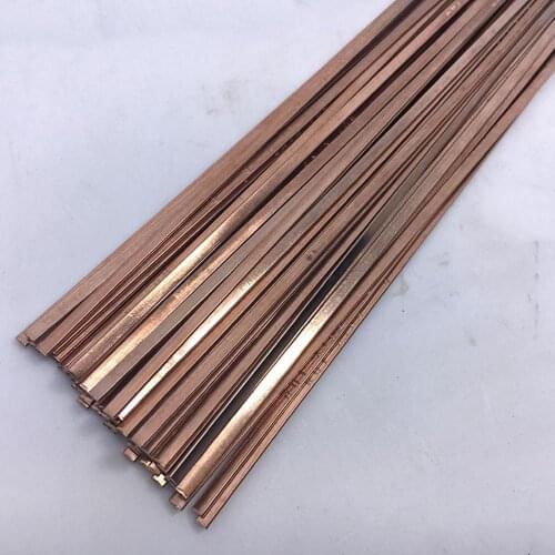 BCuP-2 Copper Brazing Rods 3.2x1x400mm 50pcs for Copper Based Gas Braze Welding Repairing