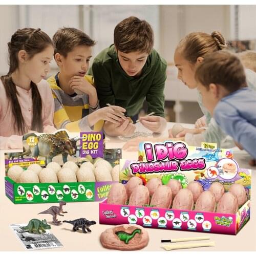 Dinosaur Archaeological Dinosaur eggs Simulation Dinosaur Model Dinosaur eggs digging Childrens Educational Toys