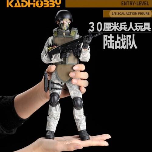 12 inch 1/6 Special Police Emulational Soldier Model Action Figrue Combat SWAT Action Figure DIY Building Figures Boys Toys Gift