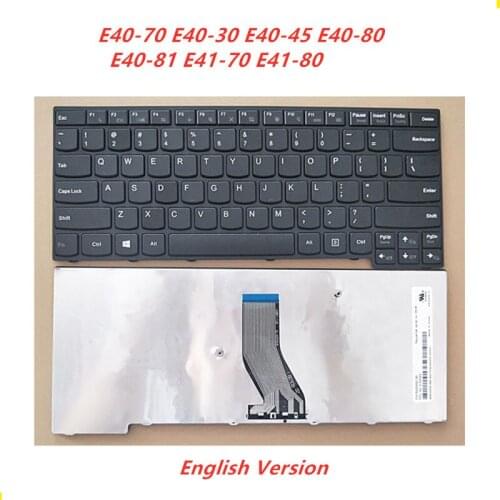 Laptop English Keyboard For LENOVO E40-70 E40-30 E40-45 E40-80 E40-81 E41-70 E41-80 notebook Replacement layout Keyboard