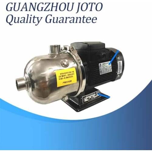 CHL2-20 0.37KW Single Phase 50Hz Multistage Horizontal Stainless Steel Centrifugal Pump For Water Supply Pressure Booster