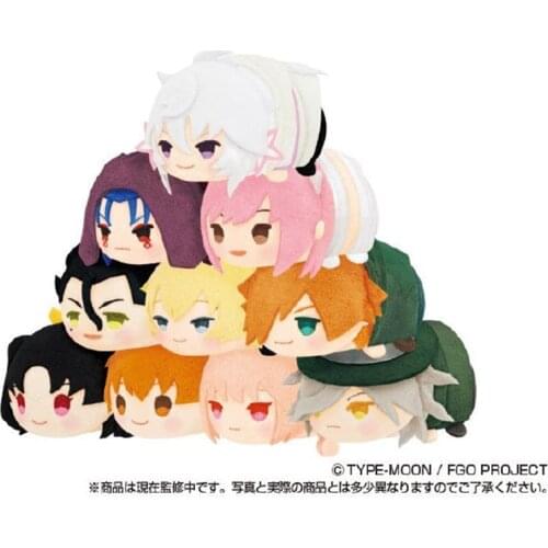 Stuffed Anime FGO Fate Mochi Mascot Vol.4 Plush Dolls Gudako Medb Dolls Cotton Cute Bag Pendants Toys For Kids Birthday Gift
