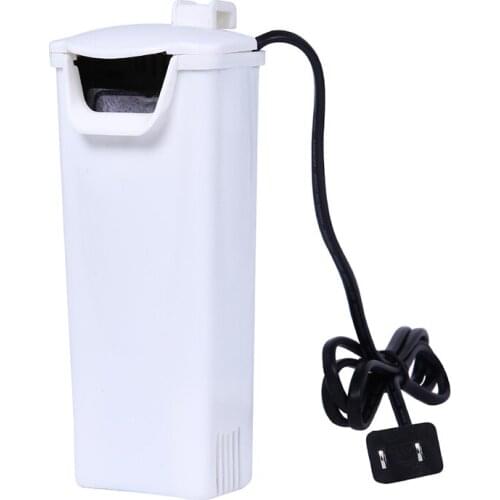 Hanging Silent Low Water Level Aquarium Filter Turtle Fish Tank Waterfall Internal Filtration System Oxygen Pump Sponge Filter