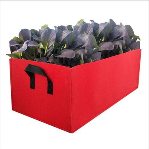 Rectangular Felt Non-woven Planting Bag Flower Vegetable Plant Bag Seedling Growing Z0P1
