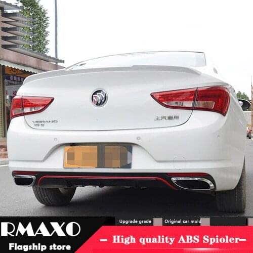 For OPEL insignia Spoiler2017-2019 insignia spoiler ACK High Quality ABS Material Car Rear Wing Primer Color Rear Spoiler