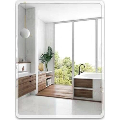 Makeup LED Mirror Bathroom Vanity Cosmetic Miroir Espejo Bath Mirror Anti-fog Wall Mounted Smart Light Mirror Bath Fixture HWC