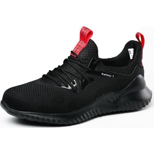 Outdoor Steel Toe Anti Smashing Protective Work Shoes Boots Men Puncture Proof Safety Shoes Anti-slip Indestructible Sneakers