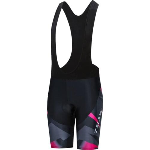 Women Cycling Bib Shorts Breathable 4D Gel Padded Cycling Underwear Bicycle bib Shorts Shockproof Riding Tights