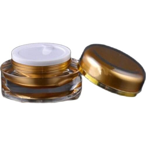 15g gold oval shape cream bottle,cosmetic container,,cream jar,Cosmetic Jar,Cosmetic Packaging