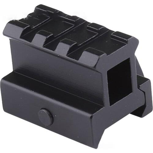3 Slot Riser Mount with Adjustable Height, Adjustable Rifle Scope, Rail Mount for Red Dots Flashlights