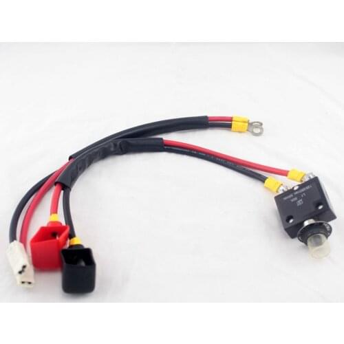 24V 50Amp over loading circuit breaker with wire harness cable OEM