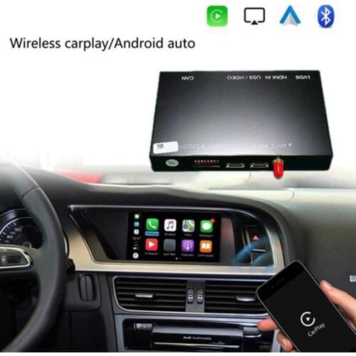 Car Wireless for Carplay Activator Android Auto Interface Box for- A4 A5 S5 Q5 6.3Inch 09-2016 3GMMI Android Apple