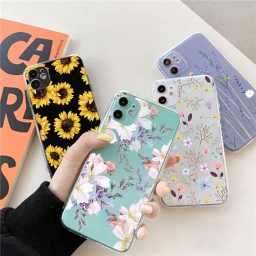For Huawei Y9 Prime Y7 Y6 2019 2021 Y7P Y7a Y6p Case Flower Fundas For Huawei Nova 5T 8 Pro 6 SE Butterfly Back Cover Coque Etui