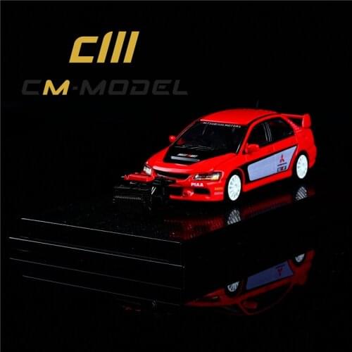 CM MODEL 1:64 Mitsubishi Lancer Evo Ix Red with a Mitsubishi engine Model Car