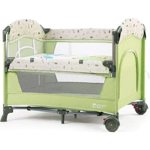 Coolbaby 960F Baby bed cot high quality foldable easy to carry and fence