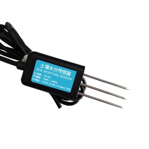 Taidacent Soil Temperature and Humidity Sensor RS485 Moisture Detector Electrolytic Conductivity Detector Temperature Hygrometer