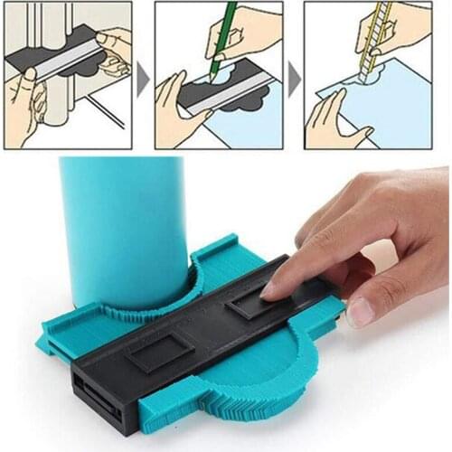 0-120mm Range Gauge Contour Profile Copy Gauge Duplicator Standard Wood Marking Tool Tiling Laminate Tiles General Tools